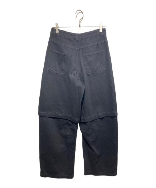 adidas（アディダス）adidas (アディダス) アディブレイク デニム 2-In-1 パンツ ブラック サイズ:W28の古着・服飾アイテム