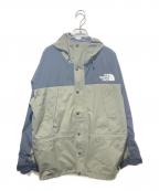 THE NORTH FACEザ ノース フェイス）の古着「マウンテンライトジャケット」｜ブラック×カーキ