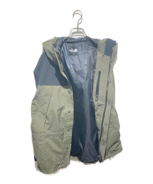THE NORTH FACE（ザ ノース フェイス）THE NORTH FACE (ザ ノース フェイス) マウンテンライトジャケット ブラック×カーキ サイズ:Ｌの古着・服飾アイテム