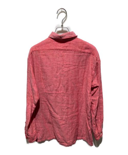 45rpm（45アールピーエム）45rpm (45アールピーエム) ガーゼコットンプルオーバーシャツ レッド サイズ:2の古着・服飾アイテム