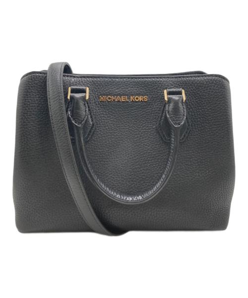 MICHAEL KORS（マイケルコース）MICHAEL KORS (マイケル・コース) 2WAYショルダーバッグ ブラックの古着・服飾アイテム