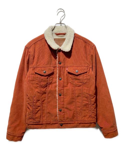LEVI'S（リーバイス）LEVI'S (リーバイス) 裏ボアコーデュロイジャケット オレンジ サイズ:Sの古着・服飾アイテム
