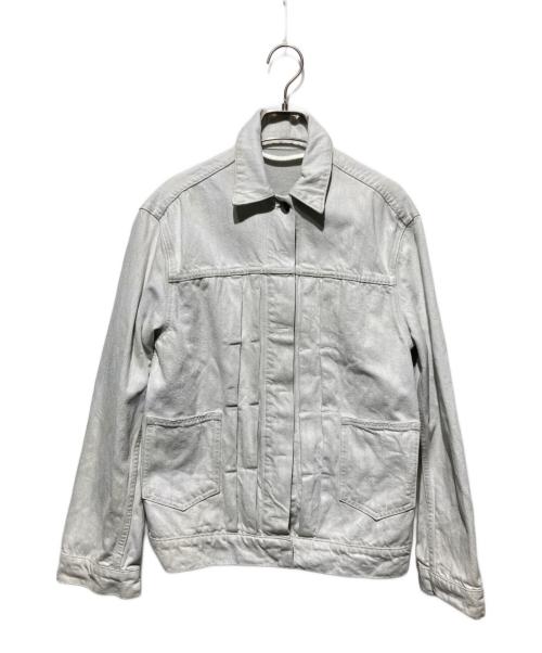 HELMUT LANG（ヘルムートラング）HELMUT LANG (ヘルムートラング) OVERSIZED DNM/ WHITE DSTROY デニムジャケット グレー サイズ:ＸＳの古着・服飾アイテム