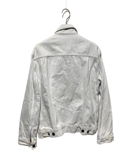 HELMUT LANG（ヘルムートラング）HELMUT LANG (ヘルムートラング) OVERSIZED DNM/ WHITE DSTROY デニムジャケット グレー サイズ:ＸＳの古着・服飾アイテム