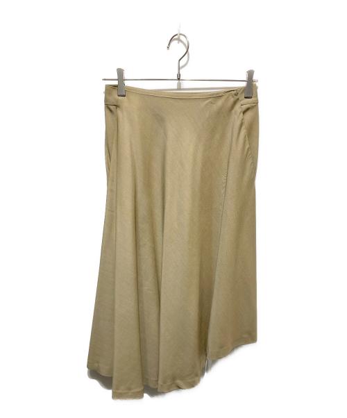 theory project（セオリープロジェクト）theory project (セオリープロジェクト) アシンメトリー ヘムスカート ベージュ 未使用品の古着・服飾アイテム