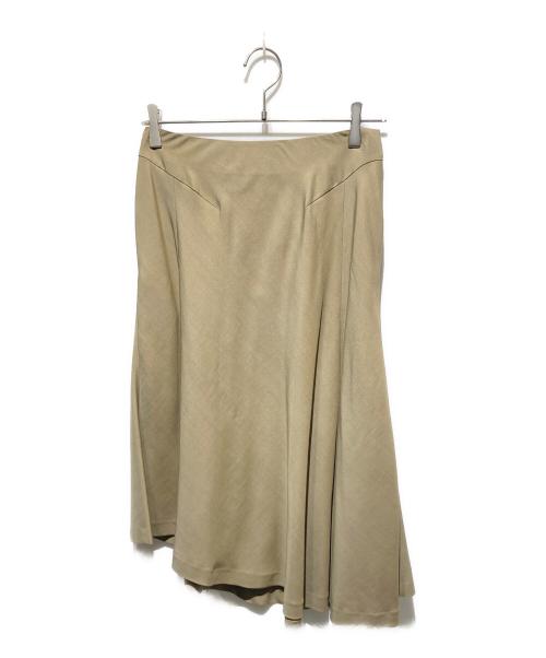 theory project（セオリープロジェクト）theory project (セオリープロジェクト) アシンメトリー ヘムスカート ベージュ 未使用品の古着・服飾アイテム