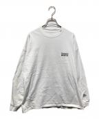 VIBTEX for FreshServiceビブテックスフォーフレッシュサービス）の古着「クルーネックロングスリーブTシャツ」｜ホワイト