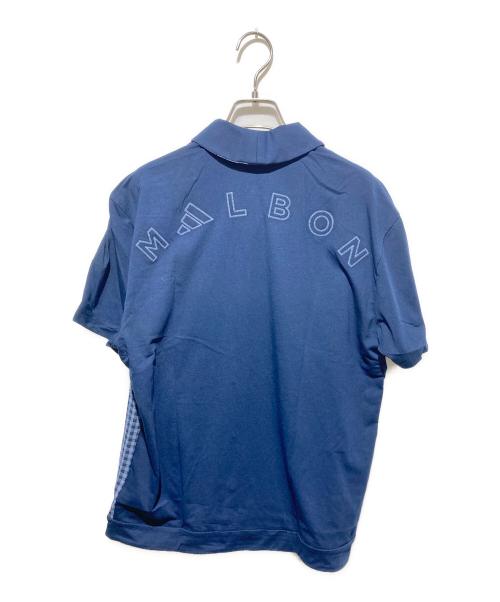 adidas（アディダス）adidas (アディダス) MALBON ギンガムチェック フルオープンシャツ ネイビー サイズ:Ｌ 未使用品の古着・服飾アイテム