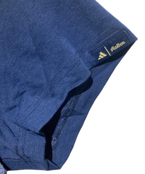 adidas（アディダス）adidas (アディダス) MALBON ギンガムチェック フルオープンシャツ ネイビー サイズ:Ｌ 未使用品の古着・服飾アイテム