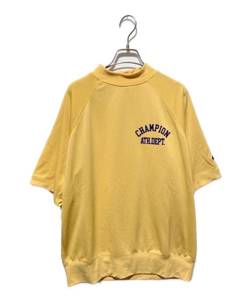 Champion（チャンピオン）Champion (チャンピオン) MOCK NECK SWEATSHIRT オレンジ サイズ:Ｌの古着・服飾アイテム
