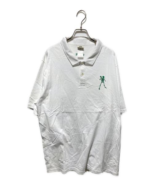 NEW VINTAGE GOLF（ニュービンテージゴルフ）new vintage golf (ニュービンテージゴルフ) ポロシャツ ホワイト サイズ:Ｌの古着・服飾アイテム
