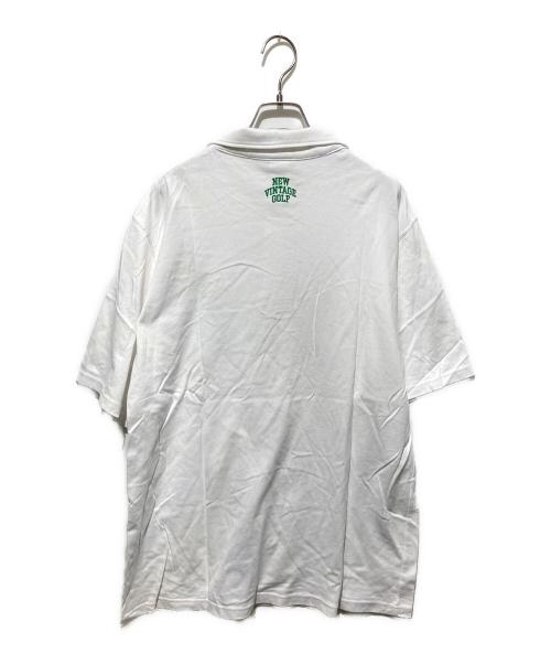 NEW VINTAGE GOLF（ニュービンテージゴルフ）new vintage golf (ニュービンテージゴルフ) ポロシャツ ホワイト サイズ:Ｌの古着・服飾アイテム