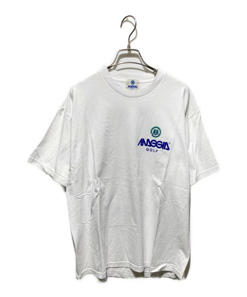 MAGGIA GOLF（マッジア ゴルフ）MAGGIA GOLF (マッジア ゴルフ) 半袖Tシャツ ホワイト サイズ:Mの古着・服飾アイテム