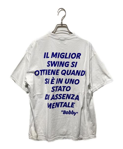 MAGGIA GOLF（マッジア ゴルフ）MAGGIA GOLF (マッジア ゴルフ) 半袖Tシャツ ホワイト サイズ:Mの古着・服飾アイテム