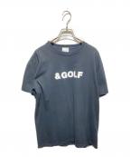 and per se GOLFアンパスィ）の古着「半袖Tシャツ」｜ブラック