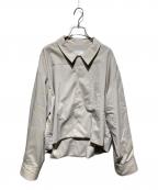 steinシュタイン）の古着「19AW SHORT LENGTH CARDIGAN SHIRT19AW SHORT LENGTH CARDIGAN SHIRT」｜ベージュ