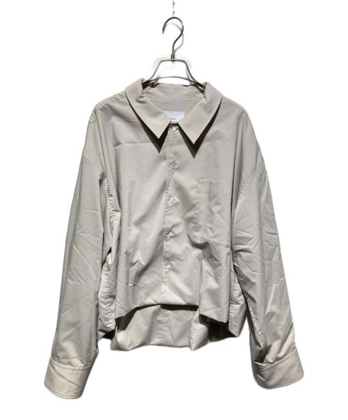 stein（シュタイン）stein (シュタイン) 19AW SHORT LENGTH CARDIGAN SHIRT19AW SHORT LENGTH CARDIGAN SHIRT ベージュ サイズ:Sの古着・服飾アイテム
