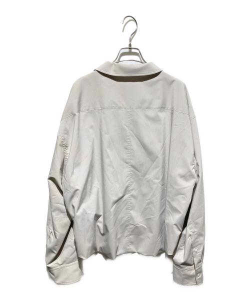 stein（シュタイン）stein (シュタイン) 19AW SHORT LENGTH CARDIGAN SHIRT19AW SHORT LENGTH CARDIGAN SHIRT ベージュ サイズ:Sの古着・服飾アイテム