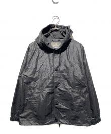 Vivienne Westwood man（ヴィヴィアン ウェストウッド マン）の古着「オーブモチーフフーデットナイロンジャケット/SPORTY ジャケット」｜ブラック