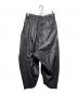 Vivienne Westwood man (ヴィヴィアン ウェストウッド マン) ナイロンパンツ/“SPORTY FOLD BACK” トラウザーズ ブラック サイズ:46：17000円