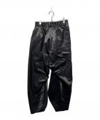 Vivienne Westwood RED LABELヴィヴィアンウエストウッドレッドレーベル）の古着「変形サテンパンツ」｜ブラック