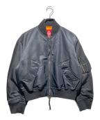 Vivienne Westwood RED LABELヴィヴィアンウエストウッドレッドレーベル）の古着「バックオーブMA-1ジャケット」｜ブラック