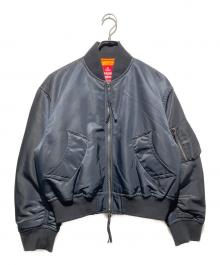 Vivienne Westwood RED LABEL（ヴィヴィアンウエストウッドレッドレーベル）の古着「バックオーブMA-1ジャケット」｜ブラック