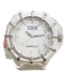DIESEL（ディーゼル）の古着「FRAMED DZ4664 メンズ ソーラー」｜ホワイト