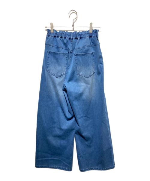 Droite lautreamont（ドロワットロートレアモン）Droite Lautreamont (ドロワットロートレアモン) ジャージデニムパンツ インディゴ サイズ:1の古着・服飾アイテム