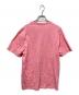 maison kitsune (メゾンキツネ) ホットドッグフォックスワッペンTシャツ ピンク サイズ:M：6000円