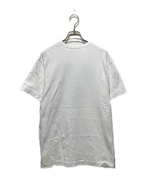 PLAY COMME des GARCONS（プレイコムデギャルソン）PLAY COMME des GARCONS (プレイコムデギャルソン) ハートロゴプリントカットソ- ホワイト サイズ:Lの古着・服飾アイテム