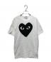 PLAY COMME des GARCONS（プレイコムデギャルソン）の古着「ハートロゴプリントカットソ-」｜ホワイト
