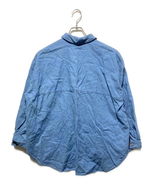nest Robe（ネストローブ）nest Robe (ネストローブ) ローポケットシャツジャケット インディゴ サイズ:Freeの古着・服飾アイテム