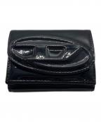 DIESELディーゼル）の古着「1DR TRI FOLD COIN XS II」｜ブラック