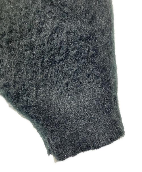 TOWN CRAFT（タウンクラフト）TOWN CRAFT (タウンクラフト) SOLID SHAGGY ZIP CARDIGAN ブラック サイズ:Ｌの古着・服飾アイテム