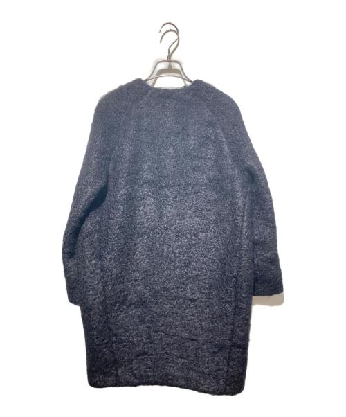 ADORE（アドーア）ADORE (アドーア) モヘヤブレンドノーカラーコート ブラック サイズ:36の古着・服飾アイテム