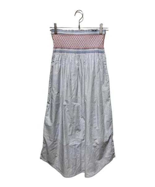 A.P.C.（アーペーセー）A.P.C. (アーペーセー) jessica ogden (ジェシカオグデン) 22ss ハイウエスト刺繍スカート ホワイト サイズ:1の古着・服飾アイテム
