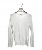 YLEVEイレーヴ）の古着「COTTON SUPER HIGH-TWISTED BIO PULL OVER」｜ホワイト