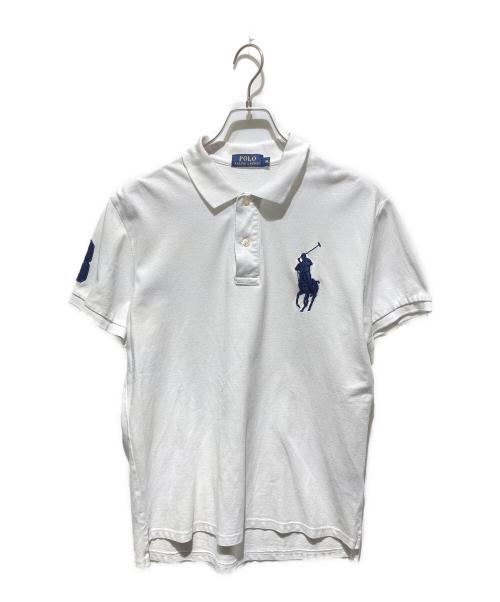 POLO RALPH LAUREN（ポロ・ラルフローレン）POLO RALPH LAUREN (ポロ・ラルフローレン) ビッグポニーポロシャツ ホワイト サイズ:ＸＬの古着・服飾アイテム