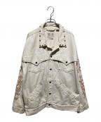 LEVI'S PReMIUMリーバイス プレミアム）の古着「PRIDE COLLECTION ウエスタン トラッカージャケット」｜アイボリー