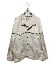 LEVI'S PReMIUM（リーバイス プレミアム）の古着「PRIDE COLLECTION ウエスタン トラッカージャケット」｜アイボリー