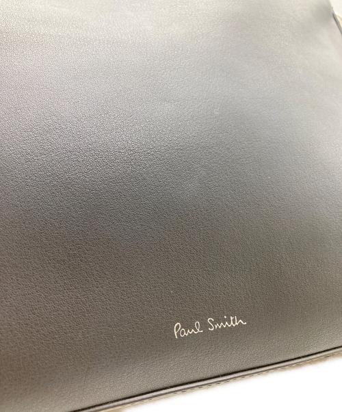 PAUL SMITH（ポールスミス）Paul Smith (ポールスミス) ブラックレザーショルダーバッグ ブラックの古着・服飾アイテム