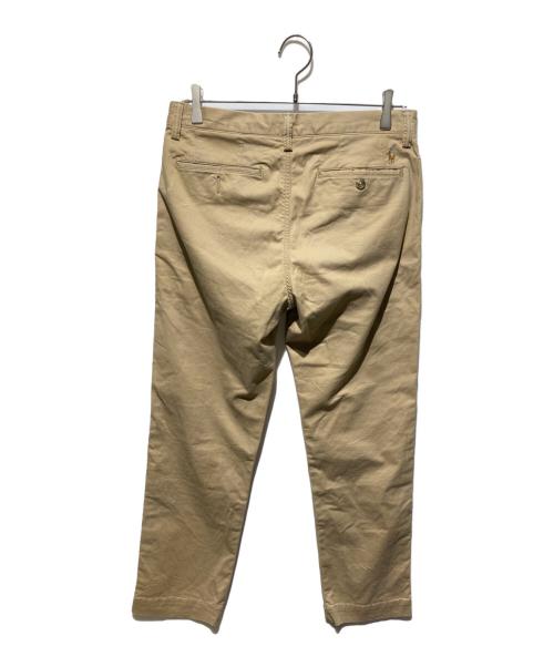 POLO RALPH LAUREN（ポロ・ラルフローレン）POLO RALPH LAUREN (ポロ・ラルフローレン) リペア加工ストレートチノパン ベージュ サイズ:30/30の古着・服飾アイテム
