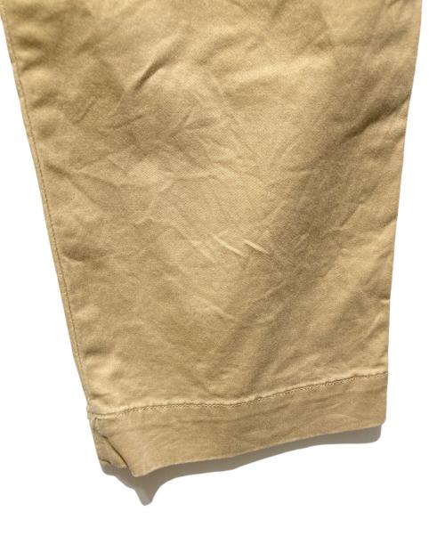 POLO RALPH LAUREN（ポロ・ラルフローレン）POLO RALPH LAUREN (ポロ・ラルフローレン) リペア加工ストレートチノパン ベージュ サイズ:30/30の古着・服飾アイテム