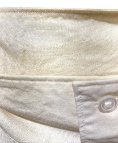 Graphpaper（グラフペーパー）Graphpaper (グラフペーパー) 21AW  FINEWOOL TROPICAL STANDCOLLAR SHIRT ベージュ サイズ:FREEの古着・服飾アイテム