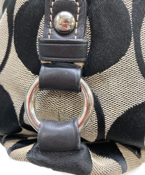 COACH（コーチ）COACH (コーチ) シグネチャー ショルダーバッグ グレーの古着・服飾アイテム