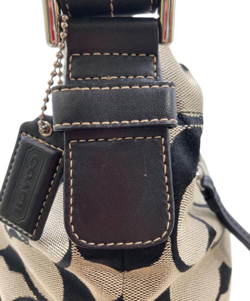 COACH（コーチ）COACH (コーチ) シグネチャー ショルダーバッグ グレーの古着・服飾アイテム