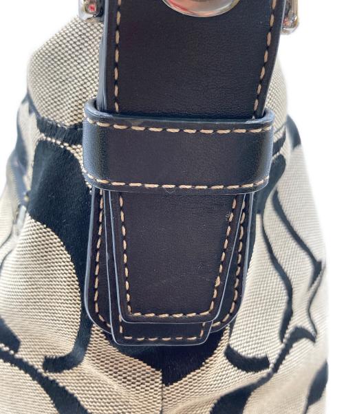 COACH（コーチ）COACH (コーチ) シグネチャー ショルダーバッグ グレーの古着・服飾アイテム