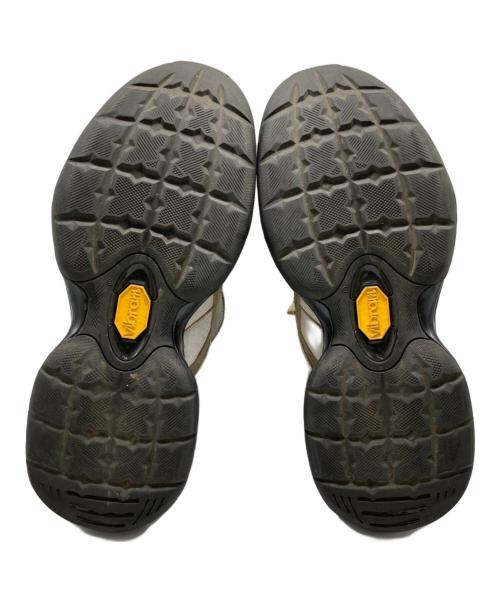 glamb（グラム）glamb (グラム) Crack Leather Sneakers / クラックレザースニーカー ブラック×アイボリー サイズ:不明の古着・服飾アイテム