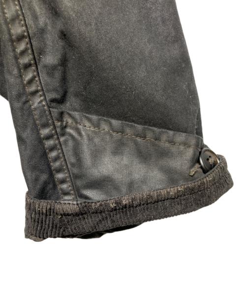 RRL（ダブルアールエル）RRL (ダブルアールエル) Waxed Cotton Coat/ワックス オイルクロスコート ブラック サイズ:Sの古着・服飾アイテム
